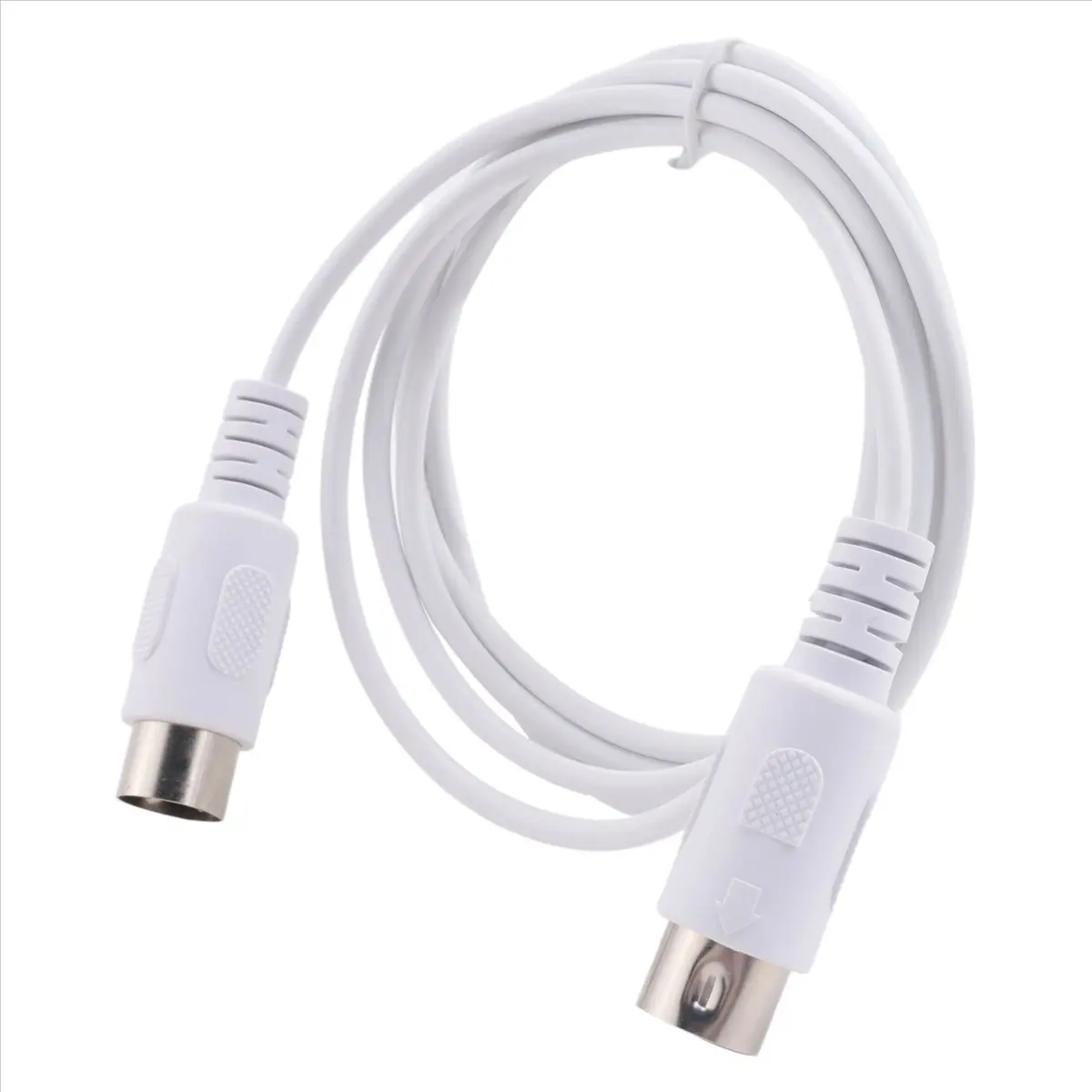* Cable de extensión MIDI DIN PLUG N11R de 5 pines macho a macho 3M/9,8 pies blanco