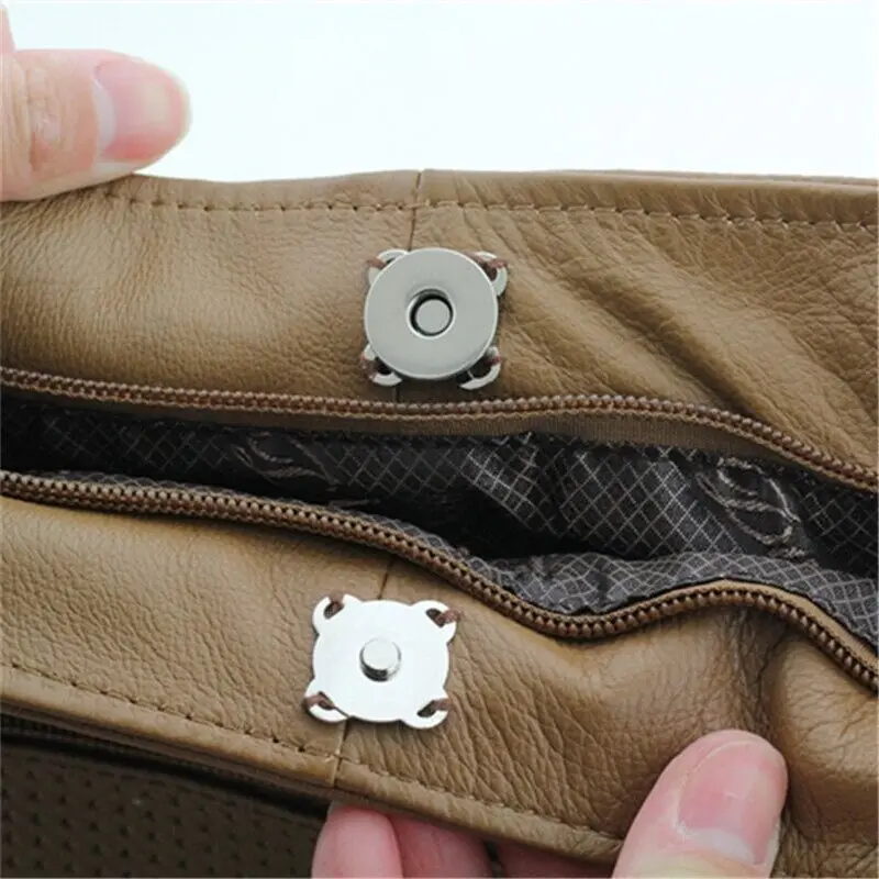 Magnético Snap Botão Fecho Fastener, botões de costura, DIY Bolsas, sacos, roupas, bolsas, 4 cores, 5Set