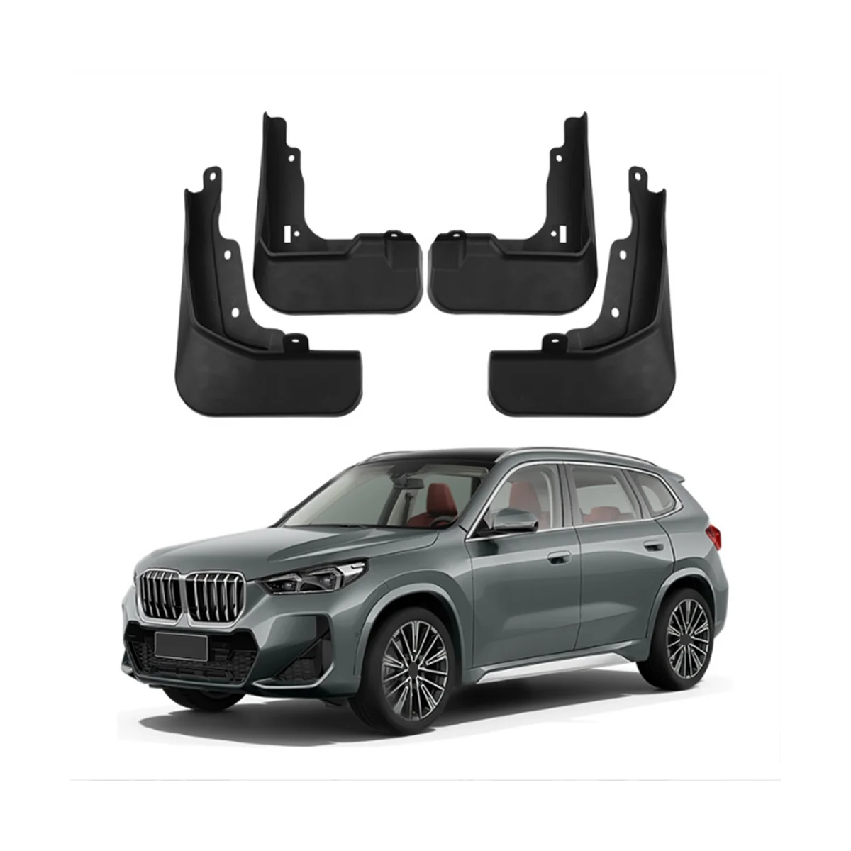 Mudflaps para BMW X1 M Esporte 2022-2023, Respingo Paralama Fender, Guarda Flap Lama, Respingo Para-lamas Do Carro