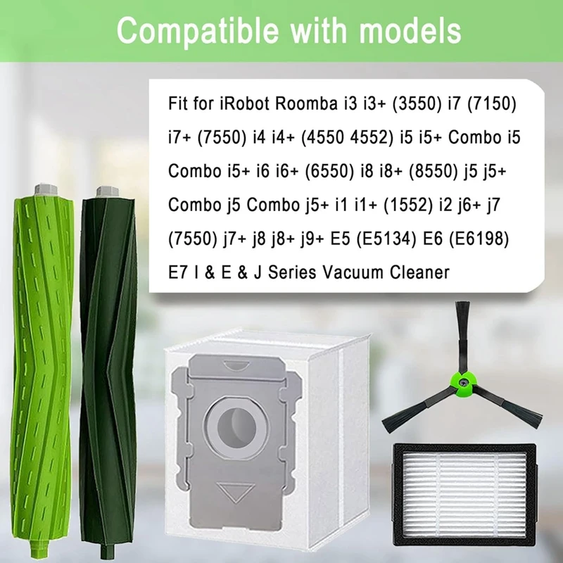For Irobot Roomba E5 E6 E7 I2 I3 I3+I4 I4+ I5 I5+ I6 I6+ I7 I7+ I8 I8+/Plus I1 E I J Series Robot Vacuum Cleaner Parts