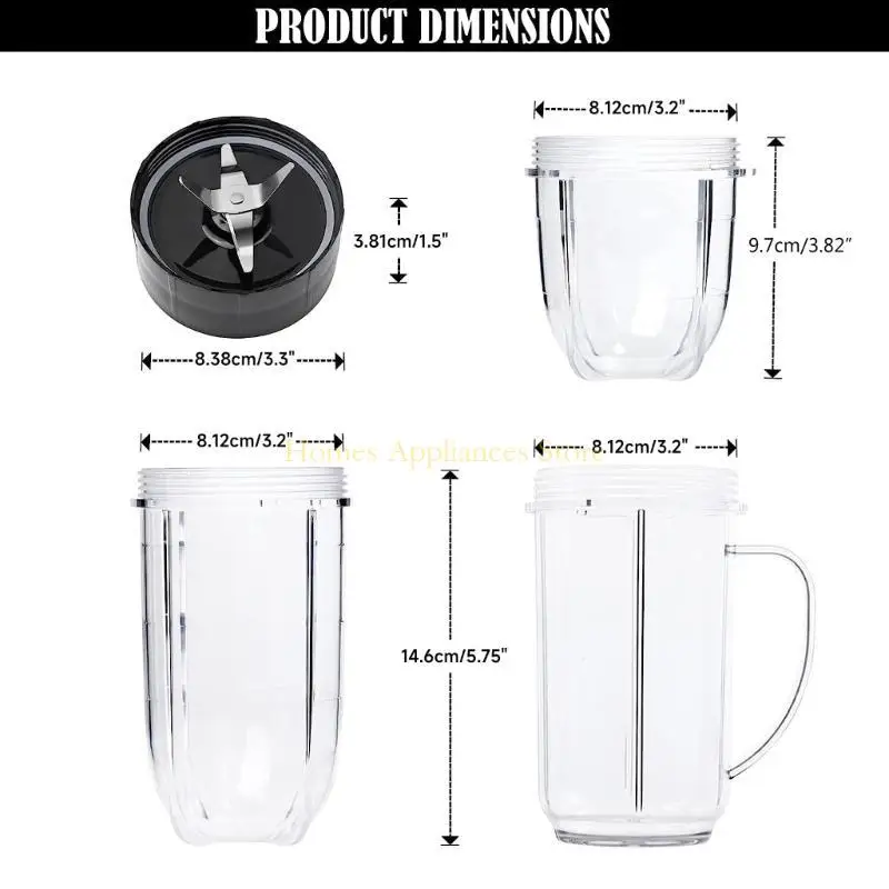 D0AB 블렌더 컵 블렌더 교체 부품 믹서 블레이드 쥬스 컵 마법 용 플라스틱 재료 250W MB1001 시리즈 블렌더