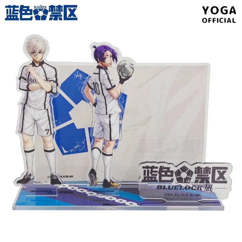 الأزرق السجن الأزرق قفل أنيمي الاكريليك واحد مزدوج حامل سطح المكتب الديكور المحيطة Jieshiyi Nagi Makoto