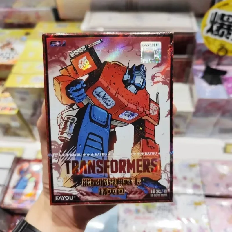 

Kayou Transformers Critical Collection Vol.1 Elite Pack Excess Package Collect Card Limited Anime Figure Optimus Prime Toy Gifts