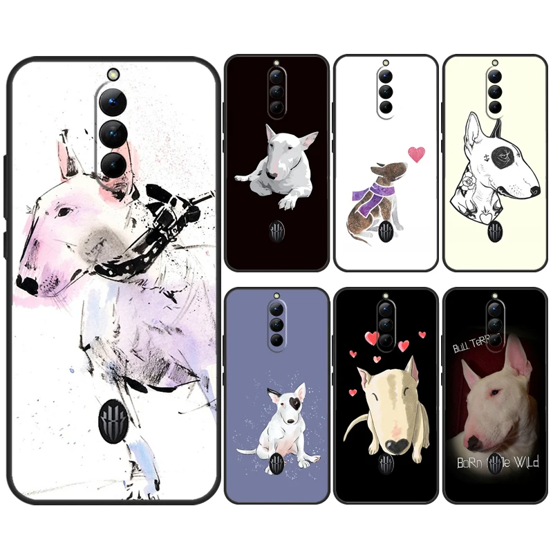 English Bull Terrier Dog Case For ZTE Nubia Red Magic 8S 8 9 Pro Plus Red Magic 6S 7S 6 7 Pro 6R 5S 5G Cover Coque