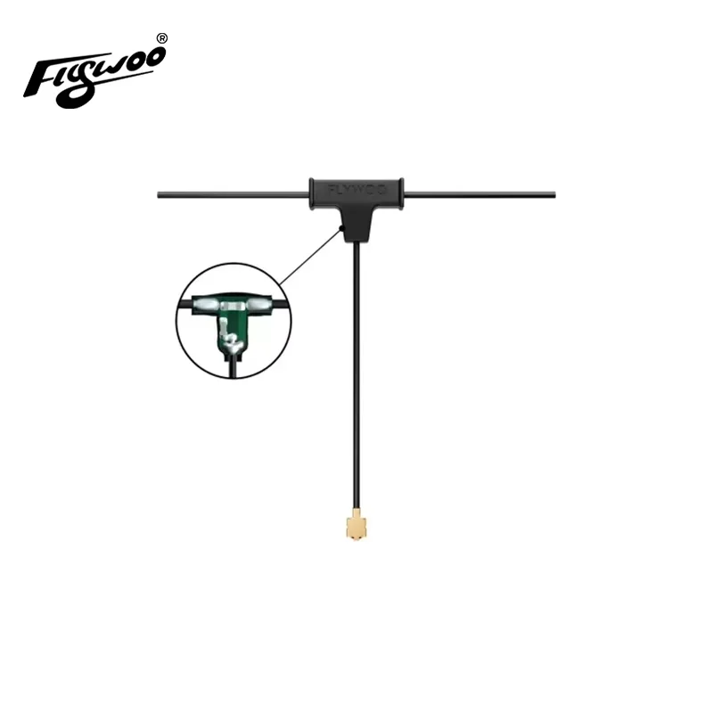 Flywoo ELRS 2.4g الحد الأدنى PCB T هوائي UFL الحد الأدنى T هوائي 40 مللي متر/60 مللي متر/100 مللي متر IPEX/IPX ل ExpressLRS RX24T SuperD ELRS #5