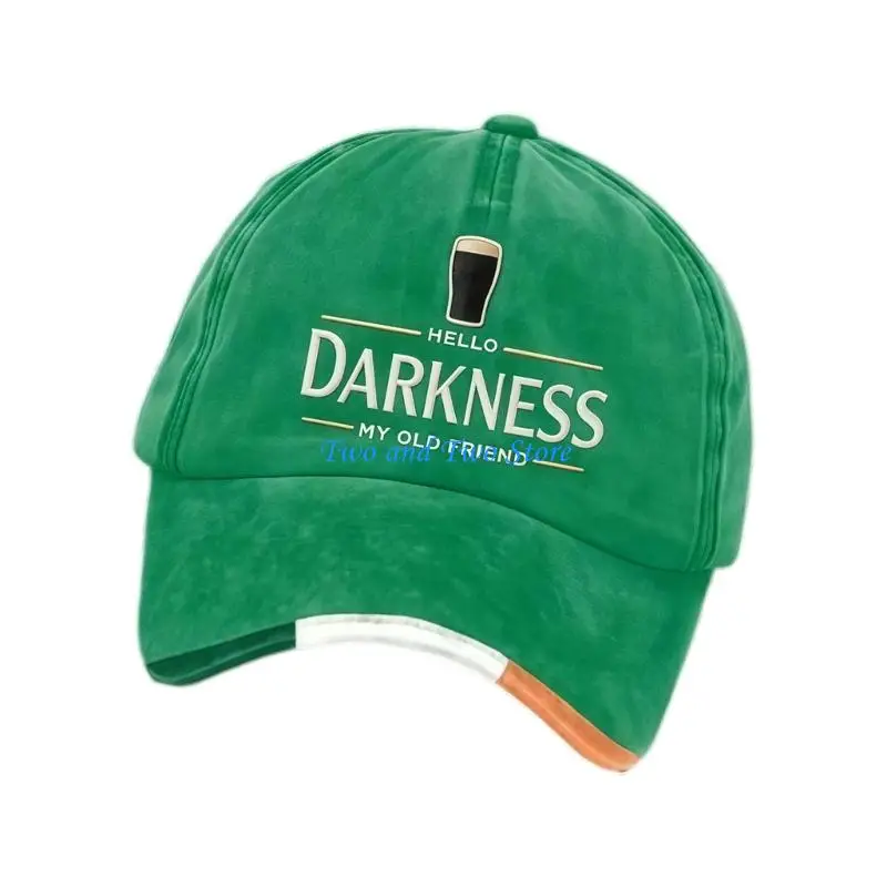 

HX6F Fashion Embroidery Duck Tongue Cap Wide Brimmed Design Hat for Casual Outfit