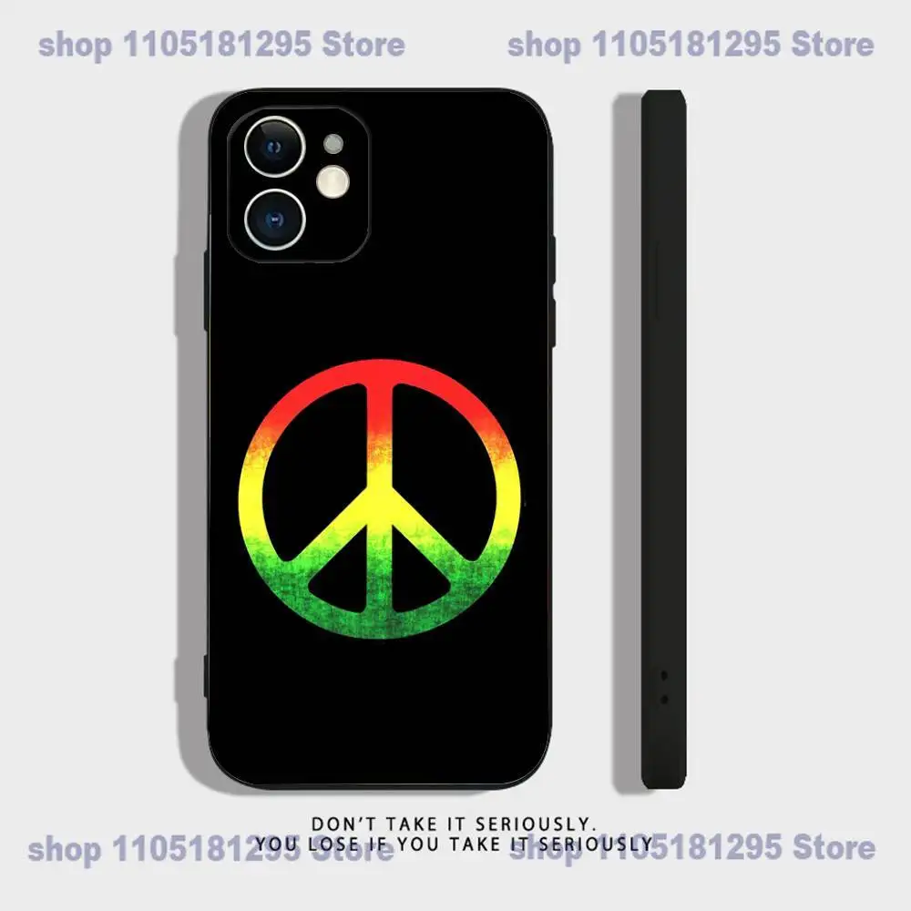 Bob Marley Weed Smoking telefoonhoesje voor iPhone 17,16,15,14,13,12,11,XR,Pro,XS,Max,XR,Plus,Mini zachte siliconen zwart schokbestendig