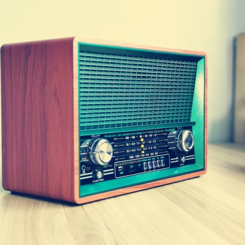 Nostalgic old man radio bluetooth speaker card FM medium wave shortwave y
