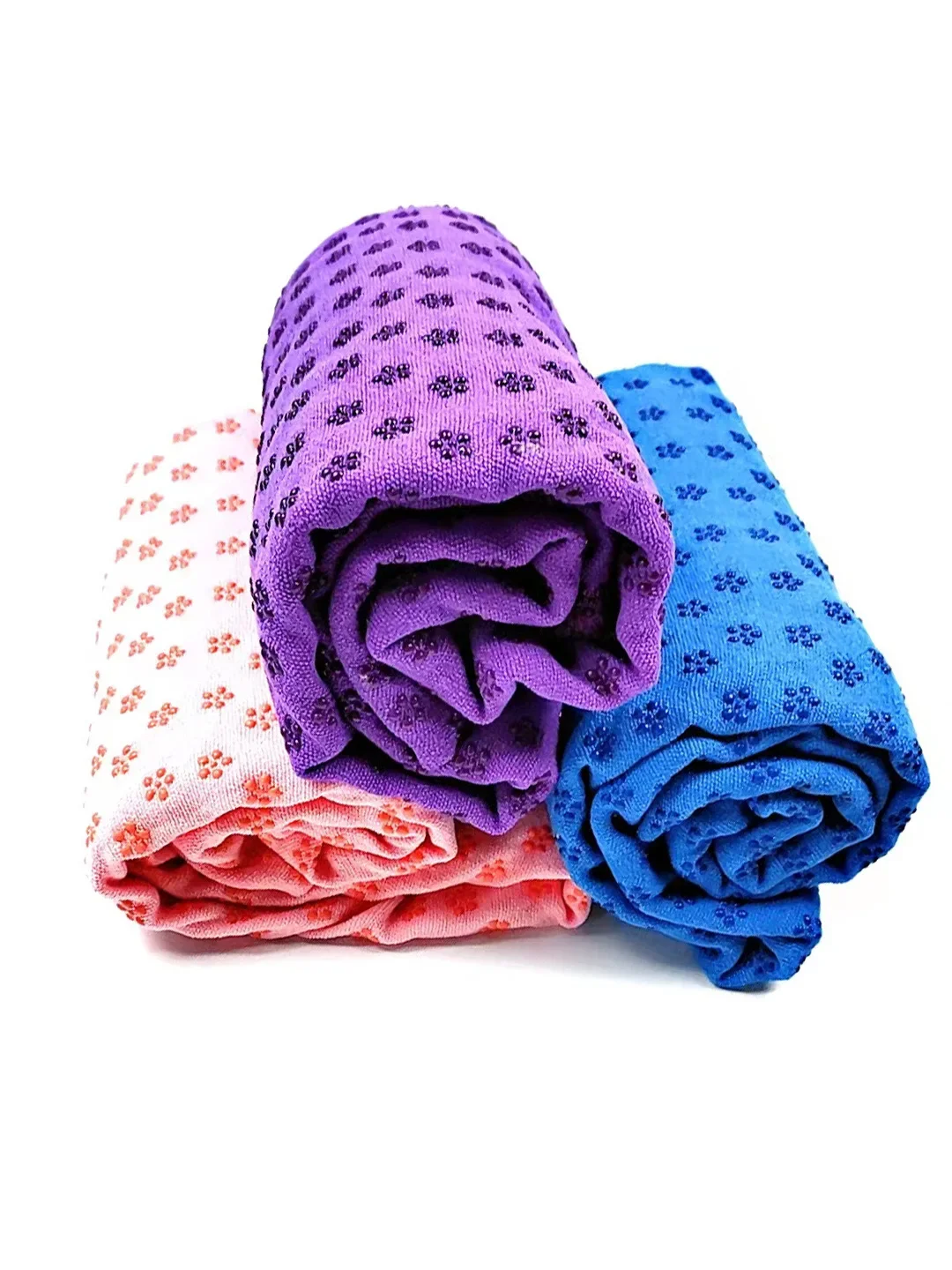 Yoga anti-slip blanket Microfiber thickened PVC folding sweat absorbent fitness mat