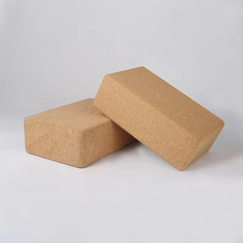 YTYIN Custom Printing Home Use Fitness Exercise Relaxation Muscle High Density Cork Design Yoga Block