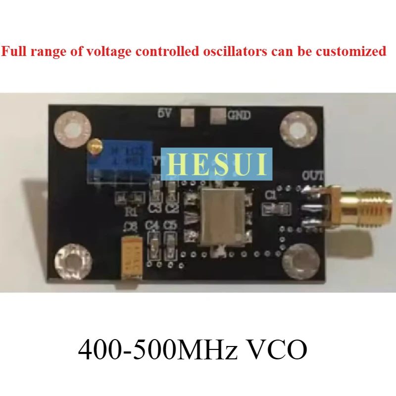 VCO voltage controlled oscillator 433M point frequency 400-500M adjustable signal source UHF band sweep