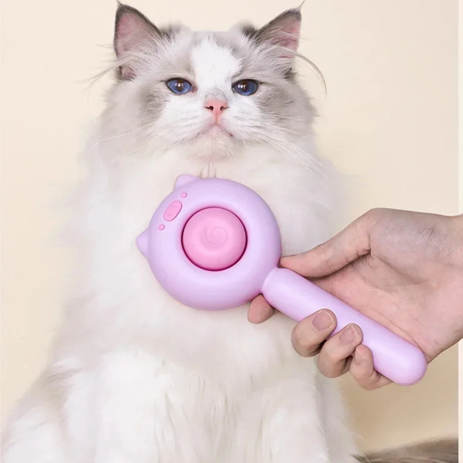 Versatile Gentle and Efficient Essential Cat Grooming Needle Brush - Handy Pet Hair Removal Tool - Effective Massage Comb for Ca