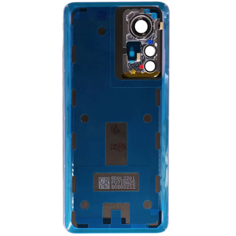 New  Back Glass For Xiaomi Mi 12 Pro 12pro Battery Cover Rear Housing Door Case With Camera Frame Adhesive Replacements