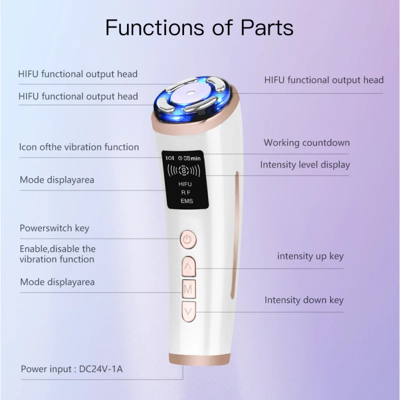 Multi-functional LED Home Face Neck Firming Facial Lifting Machine Beauty Device