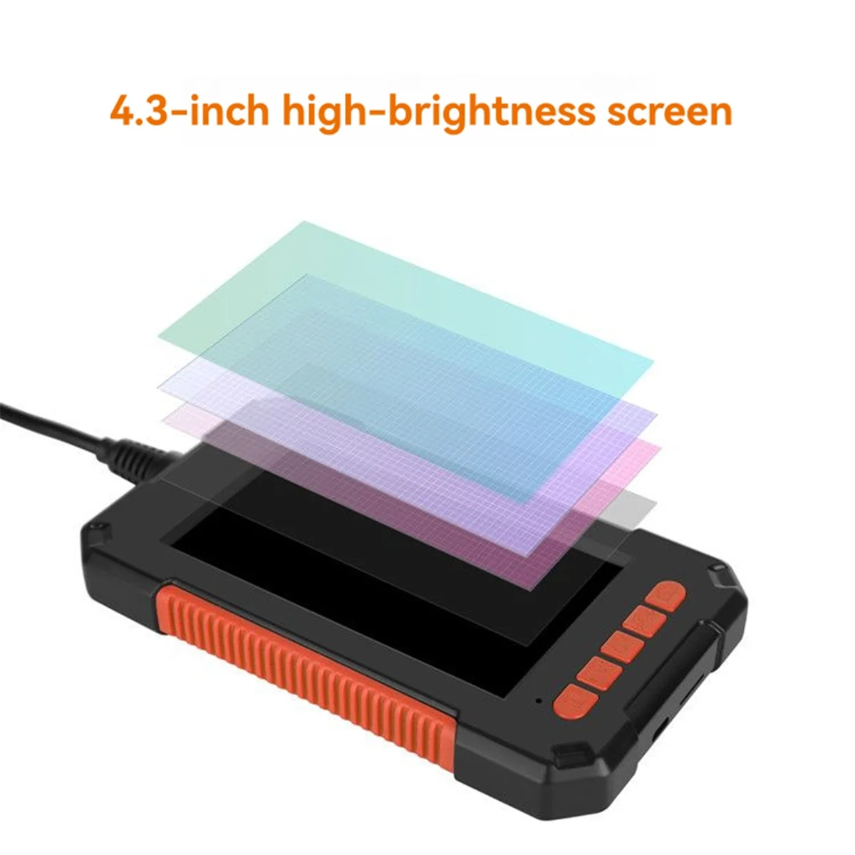 A002 HD Camera Electronic Car Mobile Phone Repair Pipeline Portable Home with Screen 2m view 3