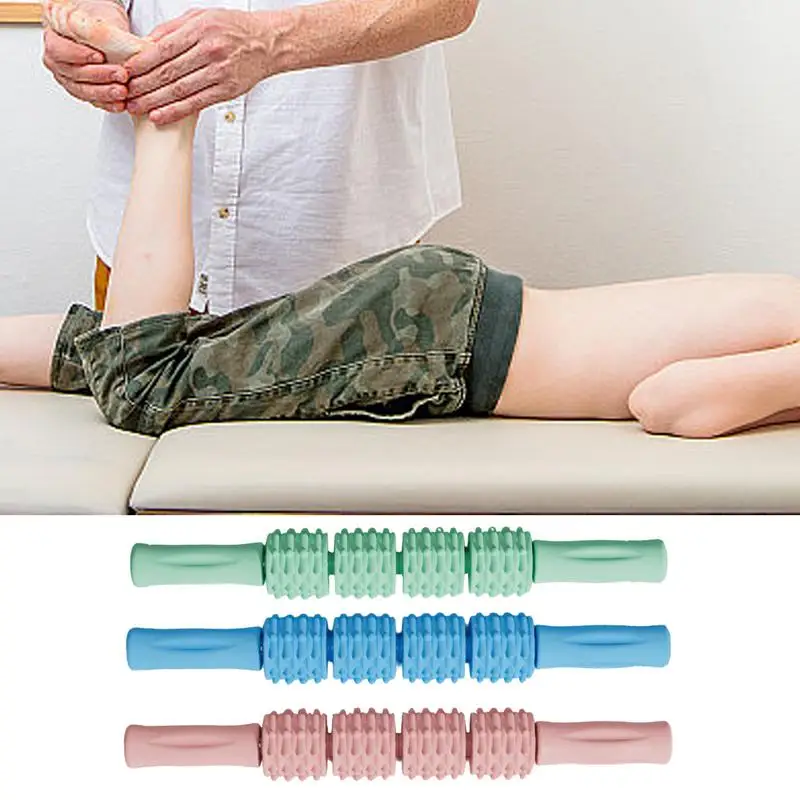 Muscle Roller Stick Body Massage Stick Lightweight Massage Roller Stick Helps With Leg Cramps Back Release Trigger Points