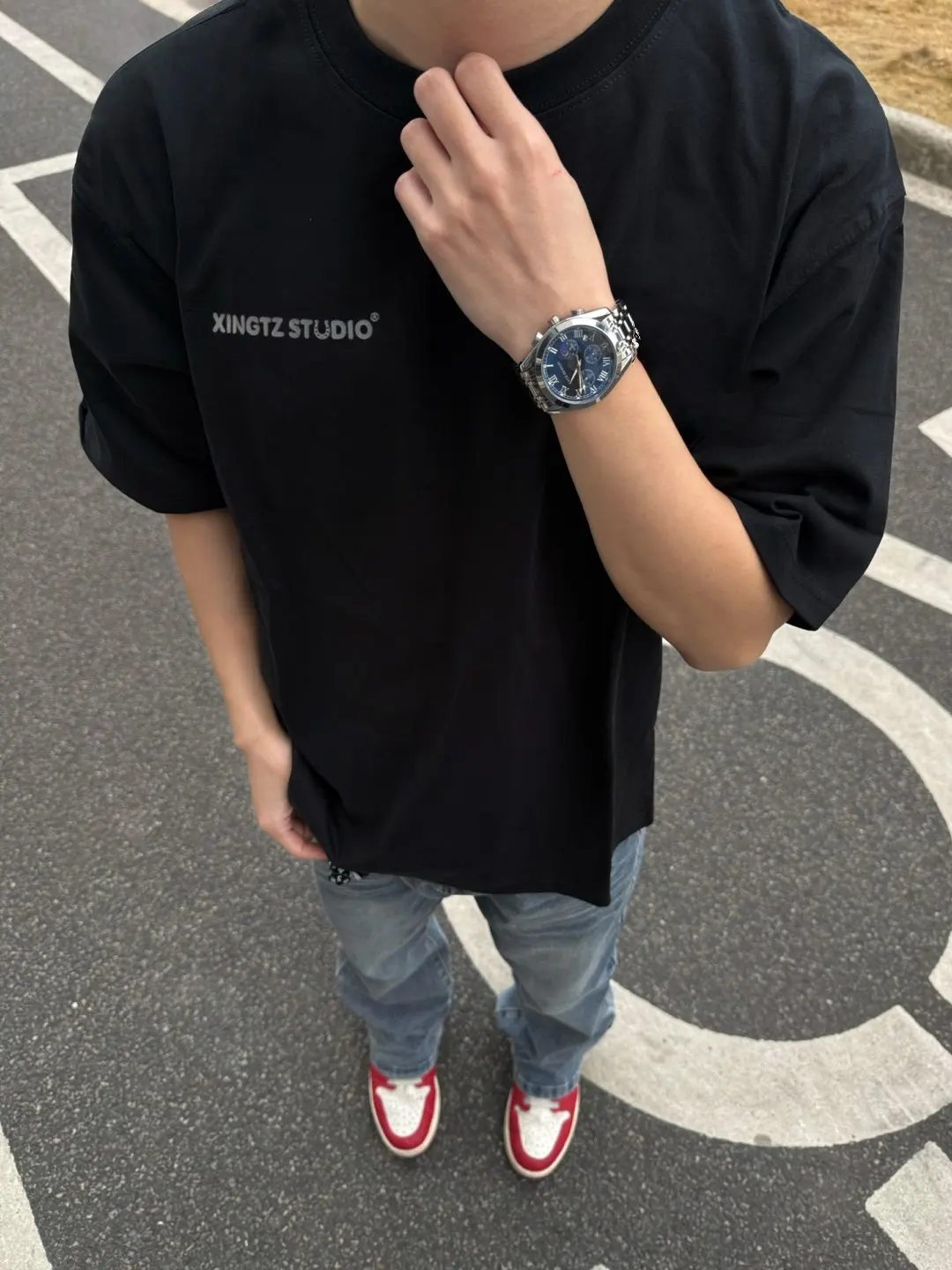 Men Hip Hop Streetwear Oversized T Shirt Retro Worn Print Gym Fitness Sports Casual Soft Cotton Short Sleeve Tops