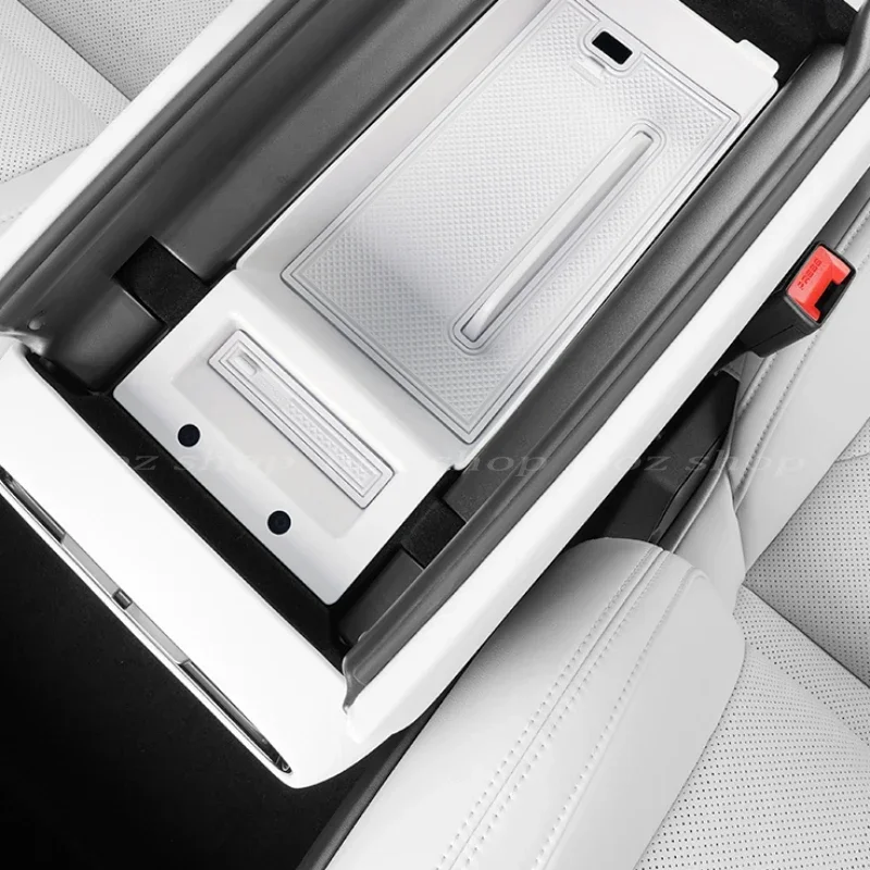 For Xiaomi Su7 Car Armrest Storage Box Center Control Storage Box Interior Compartment Accessories Modification Decoration