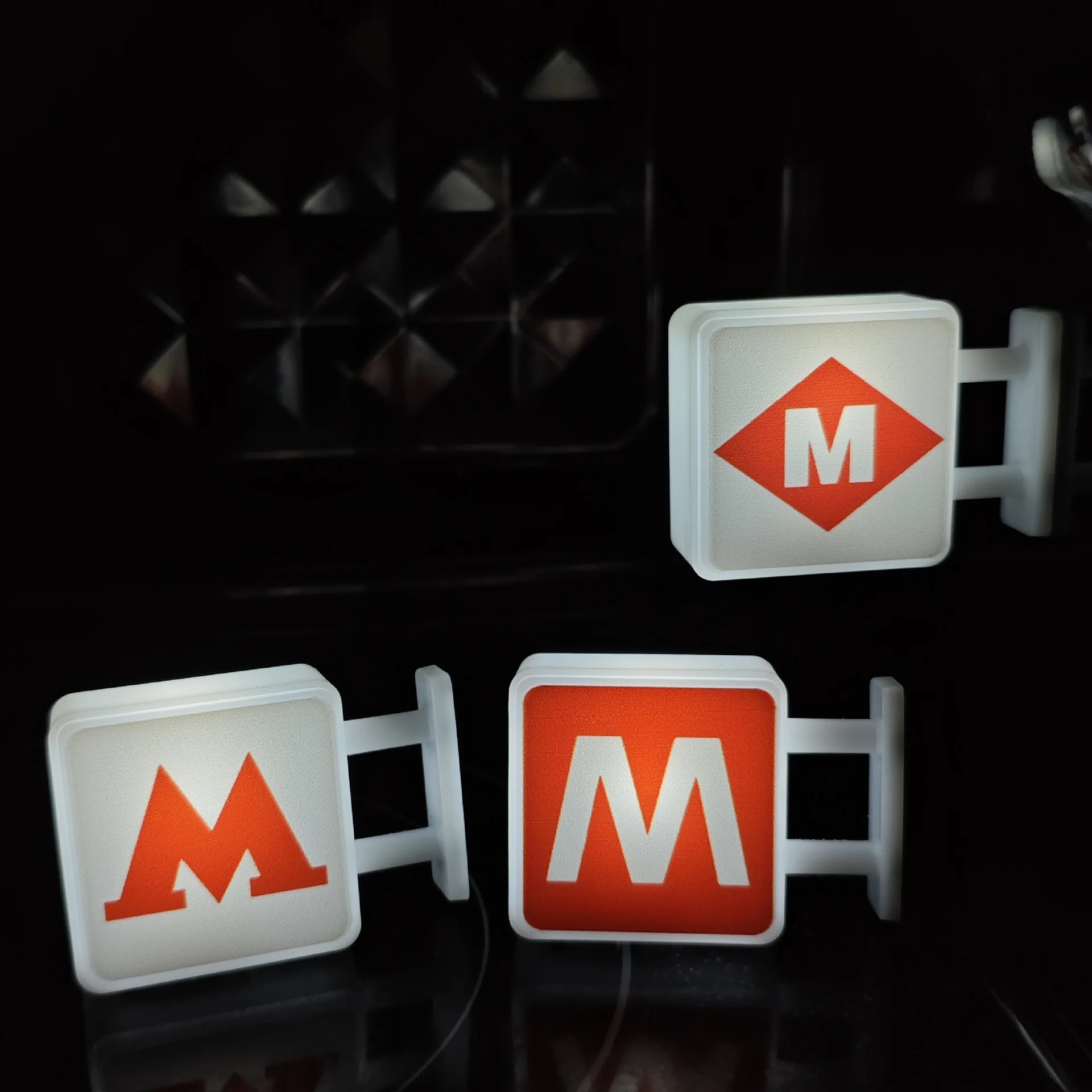 مغناطيس الثلاجة محطة مترو الانفاق العالمية لوحة إضاءة ثلاثية الأبعاد شعبية لندن مدريد ميلان مترو تحت الأرض باعث ضوء شعار ديكور المنزل #4