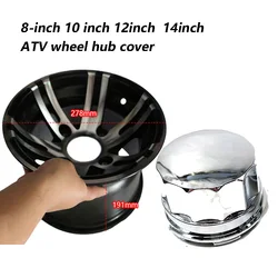 Electroplating Special Hub Caps for 8 Inch 10-inch 12-inch 14-inch Alloy Wheels ATV Quad Accessories