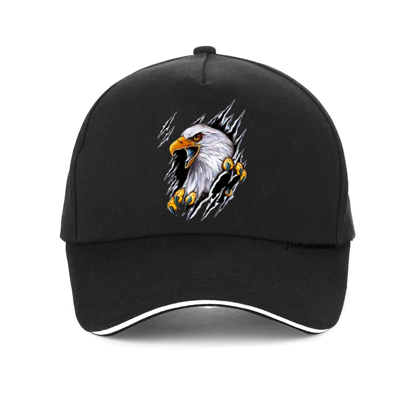 

Cool Men Women USA eagle Baseball Cap Casual Male Female Snapback Hat Adjustable 3D Print Eagle Hat