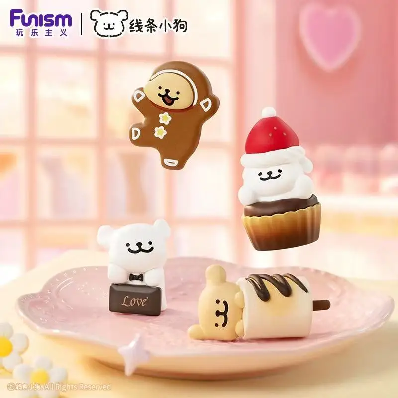سلسلة بيت الحلوى المالطية صندوق أعمى FUNISM الإنتاج الأصلي دمية صغيرة نموذج زخرفة الزخرفية اللعب هدية عيد ميلاد