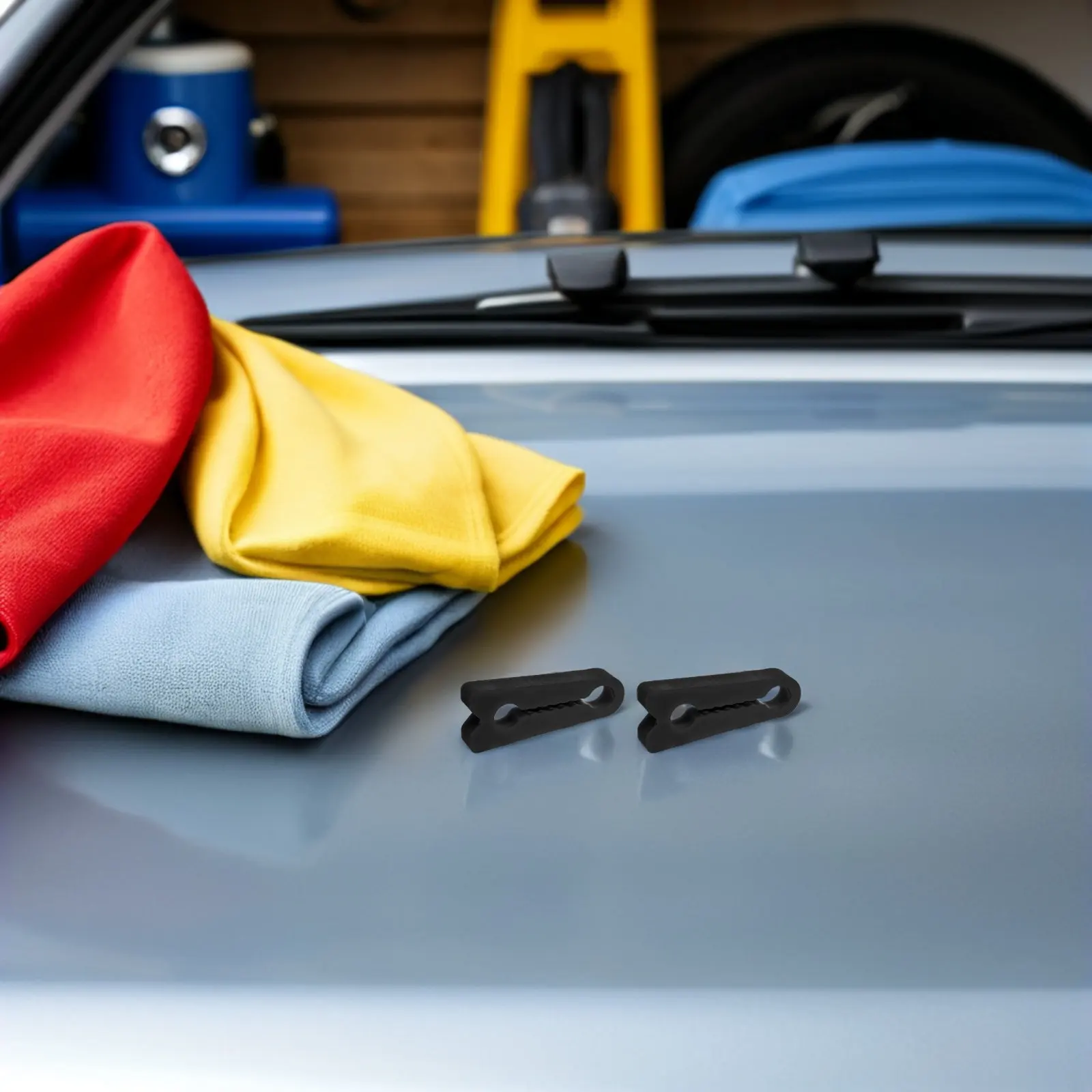 

40 шт. универсальных демпферов для автомобильных дверных замков, амортизирующие накладки для снижения шума, звукоизоляционные подушки для замков, защита защелок