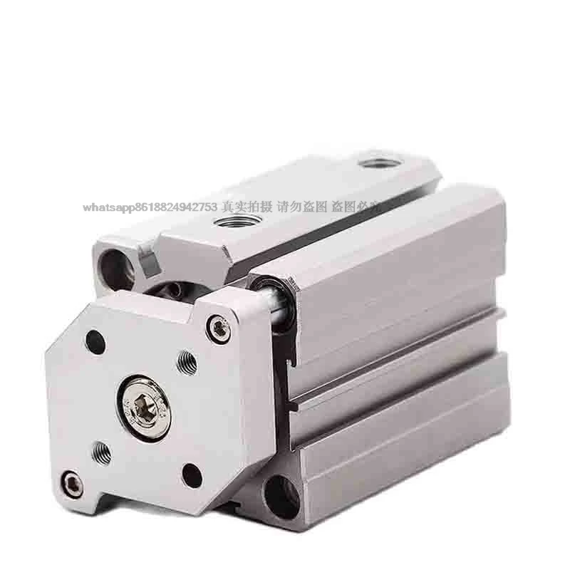 Pneumatic Cylinder CQMB25/CDQMB25 Bore 25mm Stroke 5/10/15/20/25/30/35/40/45/50mm Double Acting Guide Rod Compact Air Cylinders