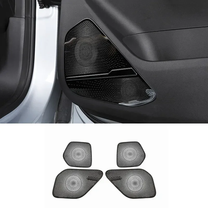 Car Interior Door Audio Panel Sound Speaker Trims for Geely Boyue L Atlas 2023 2024 2025 Accessories Kit Auto Protector Cover