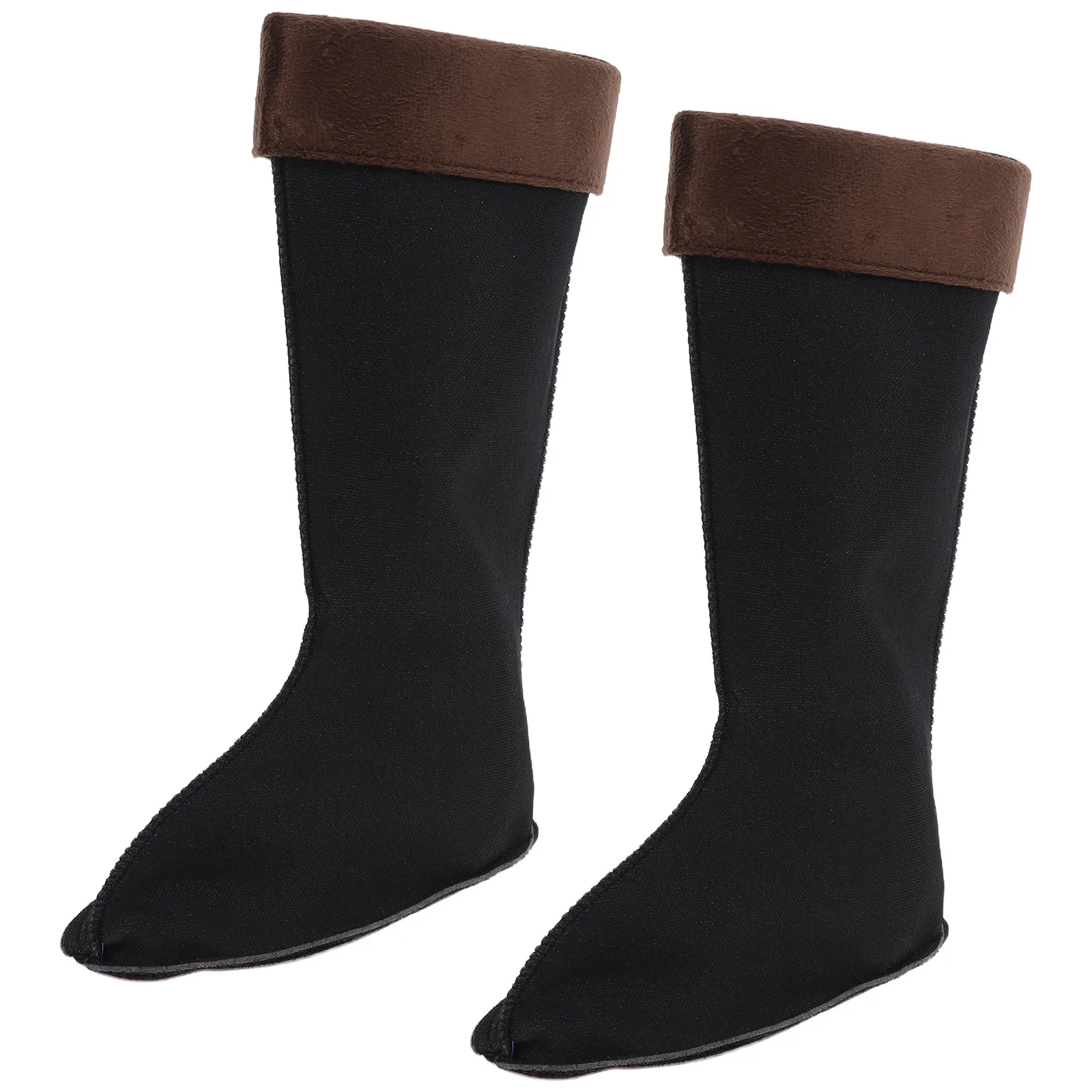 

1Pair Warm Fleece Boot Liners for Men Winter Rain Boots Snow Hiking Fishing Hunting Outdoor Cold Weather Insulated Thermal Socks