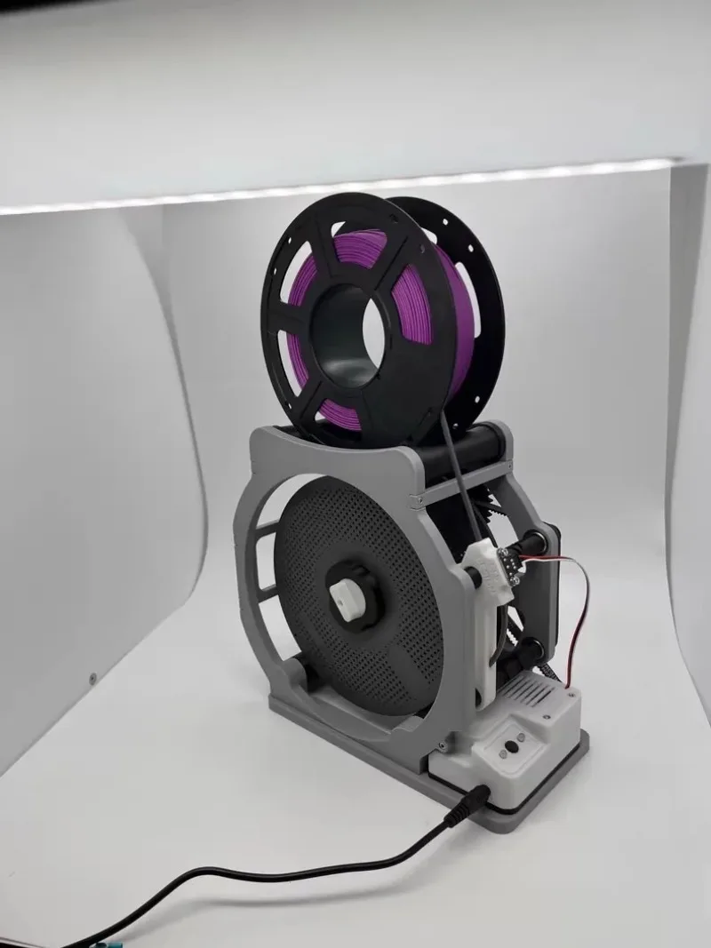 Electric 3D Filament Winder – 3D Printing Filament Spooling Machine with Smart Start and Stop