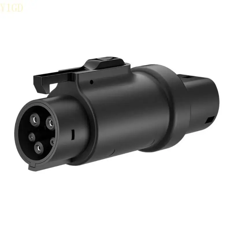 

y1gd 250V Electric Car Charging Adapter Converter, 32A Type 2 Male to Type 1 Female