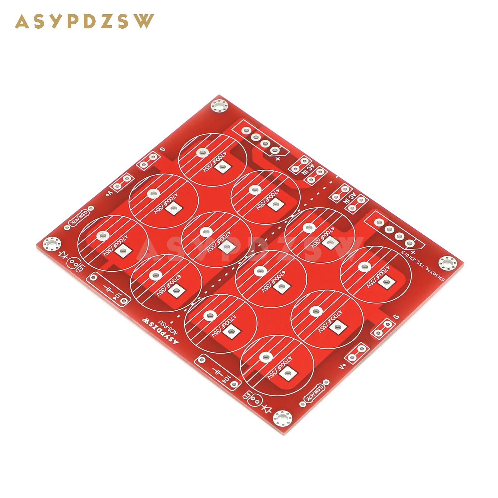 Raddrizzatore di alimentazione a tensione singola a doppio canale ACA-PSU che filtra PCB nudo per amplificatore PASS ACA