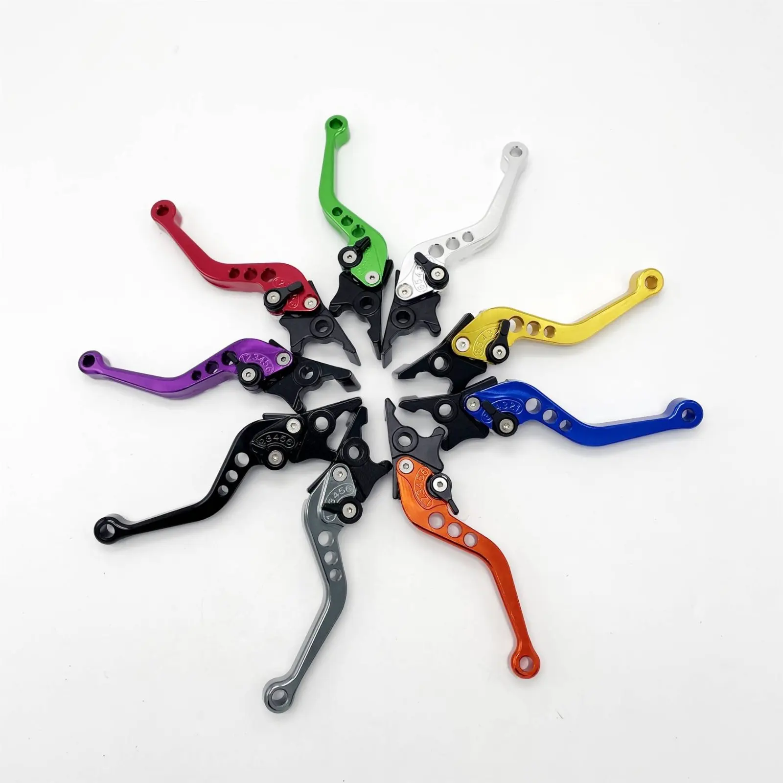 

Electric Bike Disc Brake Lever Anodized Finish Electric Bike Brake Handles Handlebar Controls Vehicle Part