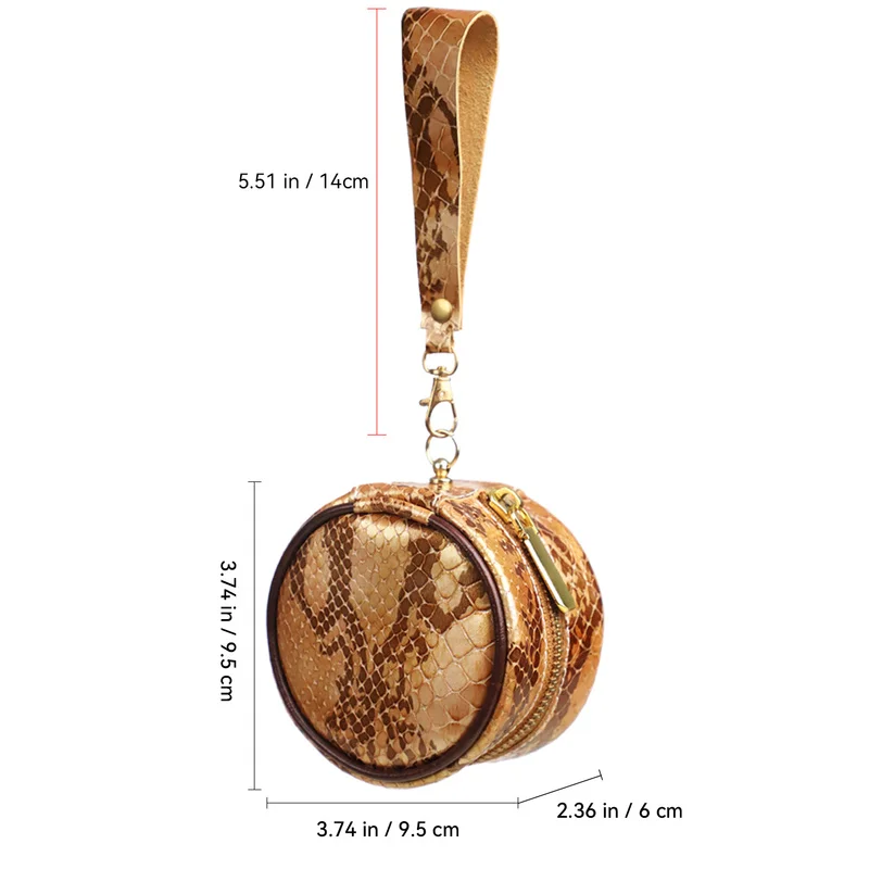 Jewelry Ring Holder Keychain Portable Travel Sports Keeper Case Versatile Display Storage Organizer Box With Key Chain Gift