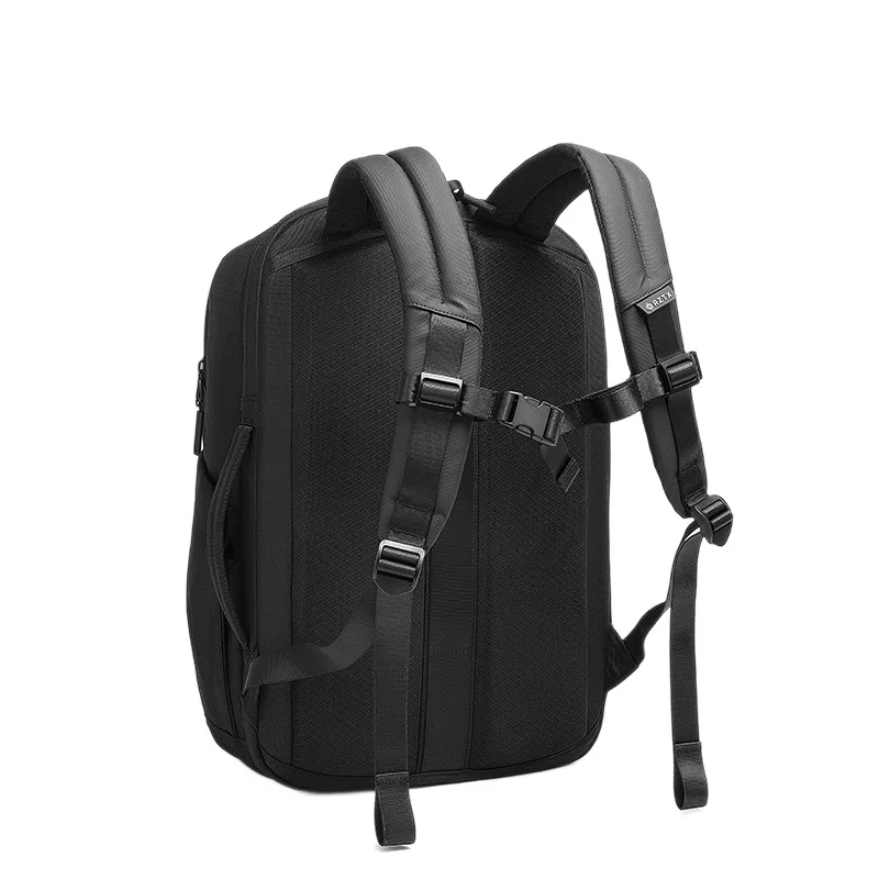 حقيبة ظهر كاجوال بسيطة وعصرية للتنقل في الأعمال مقاس 15.6 بوصة حقيبة كمبيوتر ذات سعة كبيرة