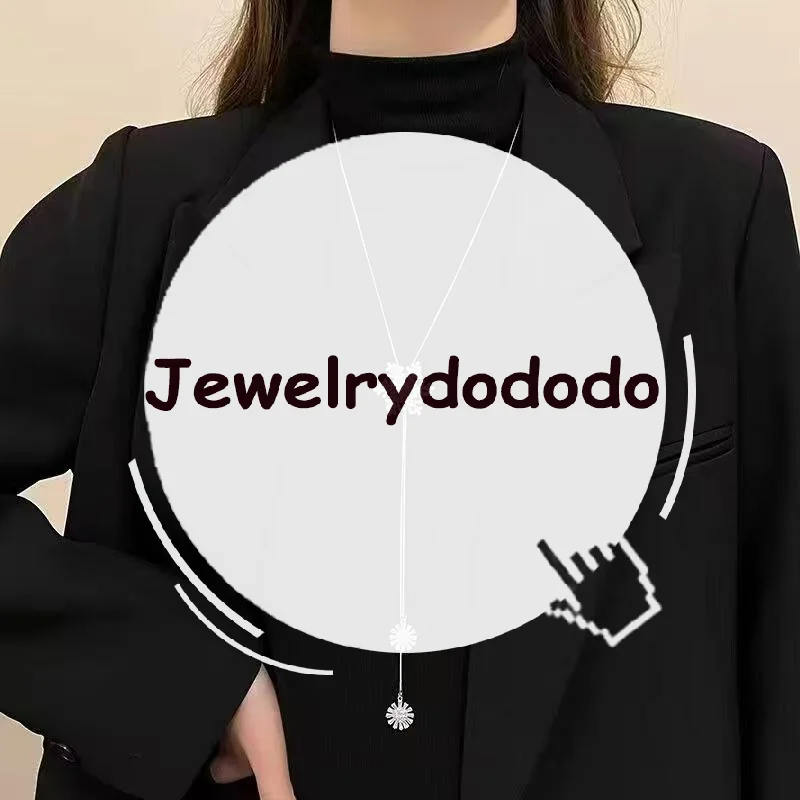 قلادة ندفة الثلج الدورية حجر الراين شرابة قلادة زهرة الثلج قابل للتعديل سلسلة سترة طويلة للنساء مجوهرات #1