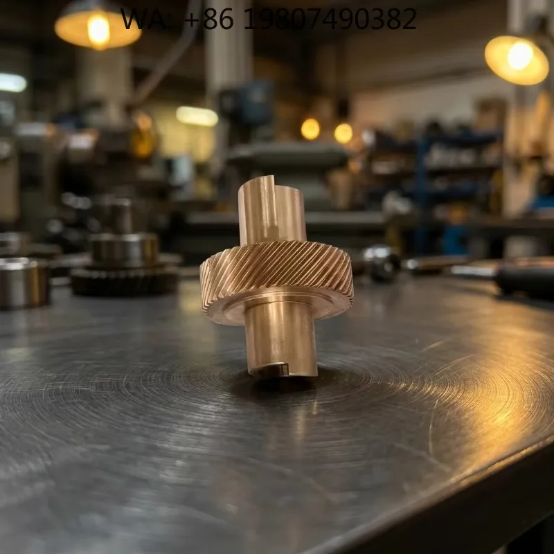 High Transmission Ratio Forged Helical Worm Gear, Custom Mining Speed Reducer Gear, Stable High Torque Part for Industrial Hoist