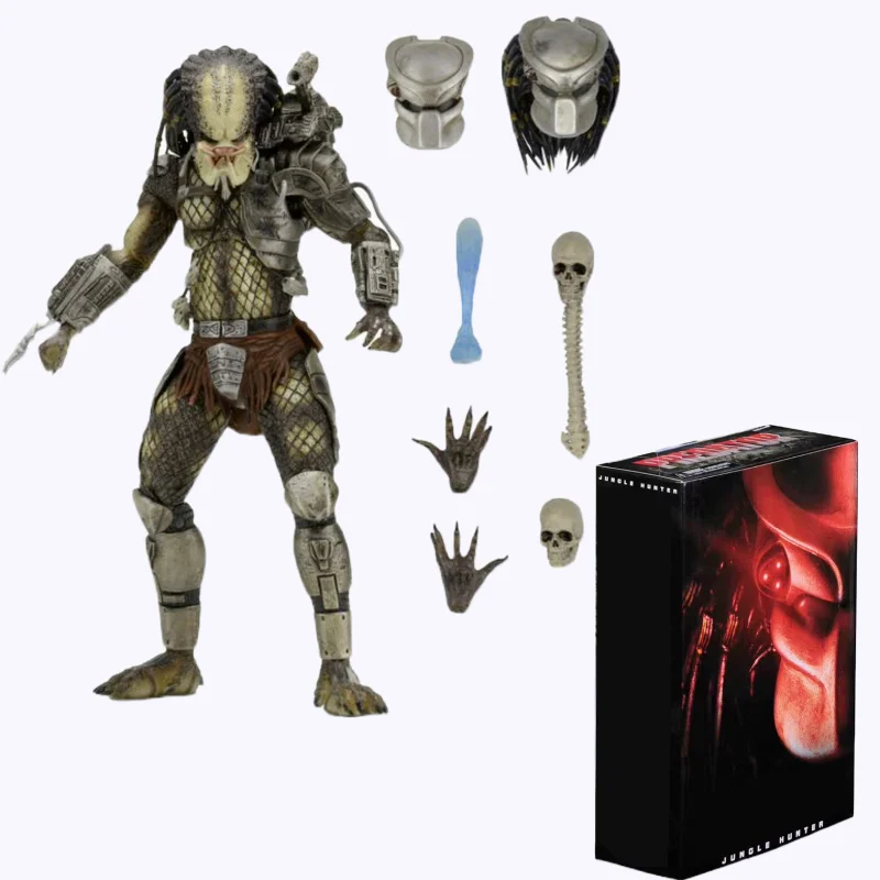 نموذج قابل للجمع من سلسلة NECA Predator Jungle Hunter مقاس 7 بوصة من سلسلة NECA PVC لهدايا الأولاد والرجال #5