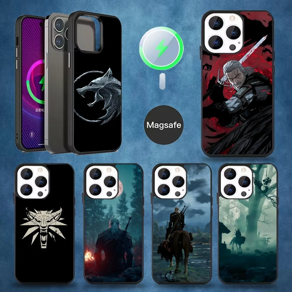 

The W-Witcher Wiedzmin Phone Case For iPhone 16,15,14,13,12,11,Pro,Max,Plus,Mini,Magsafe,Magnetic Wireless Charging Case