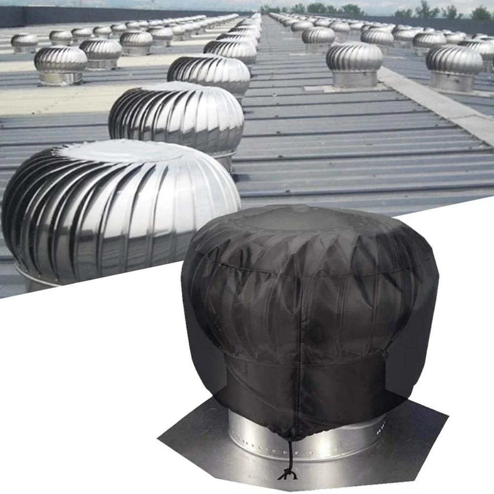 Ventilation Fan Cover Weather Turbine Protective Item Guard Roof for Home Ventilator Protector Dust Polyester (Polyester) Cap