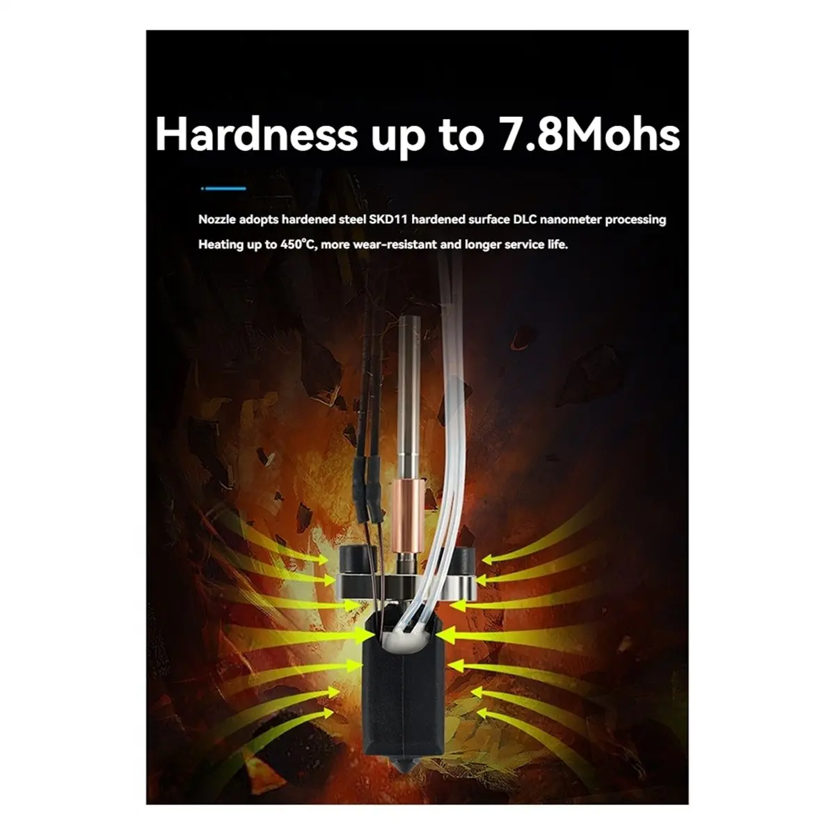 

Happy+AFor Hotend Upgrade - High Rate, High Hardness Throat, Replaceable Nozzle for K1, K1C, K1 Max