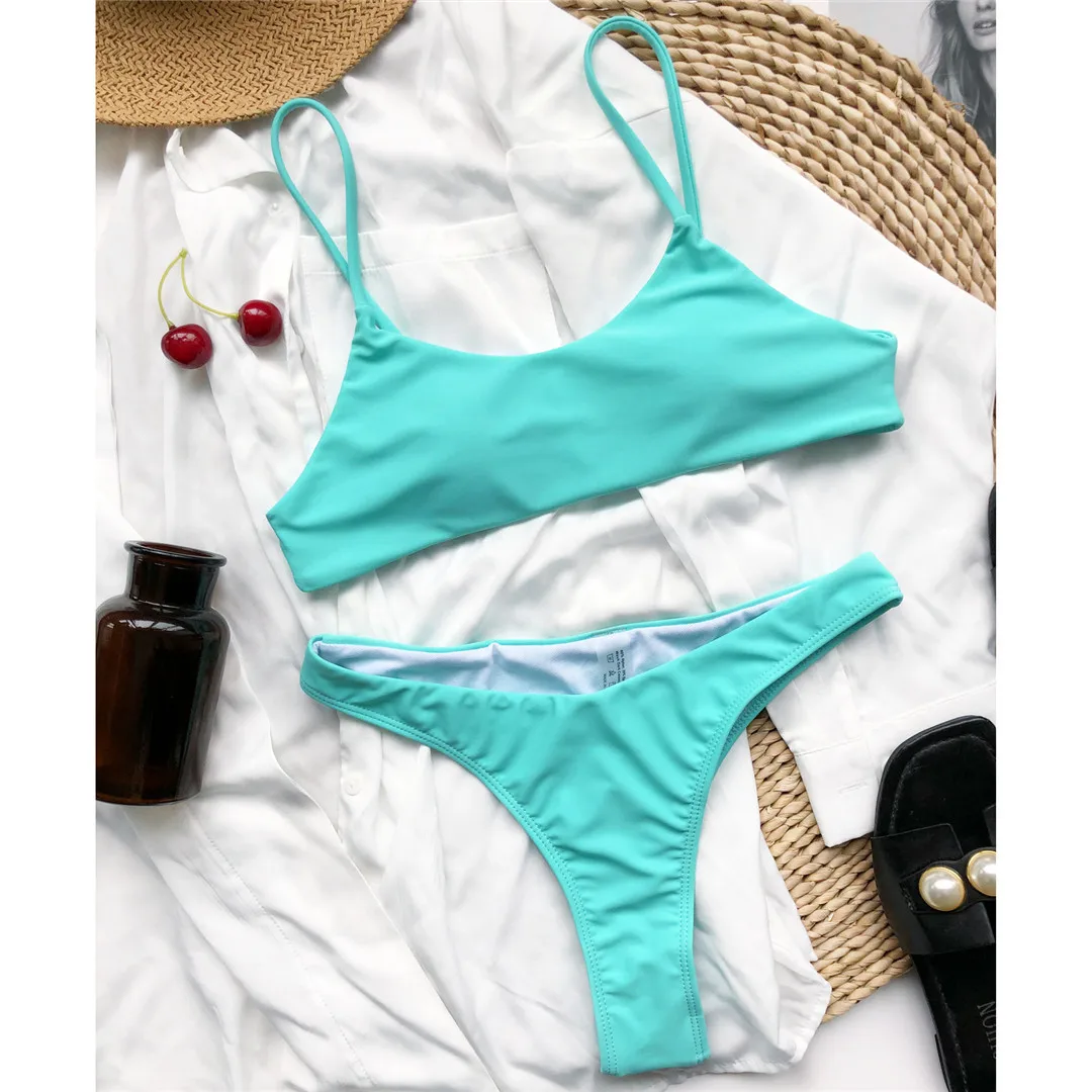 Neuer sexy Mini-Micro-String-Bikini, Damen-Badeanzug, zweiteiliges Bikini-Set, gepolsterter Badeanzug, Badebekleidung, Damen-Bikini V3077 – Detail 22