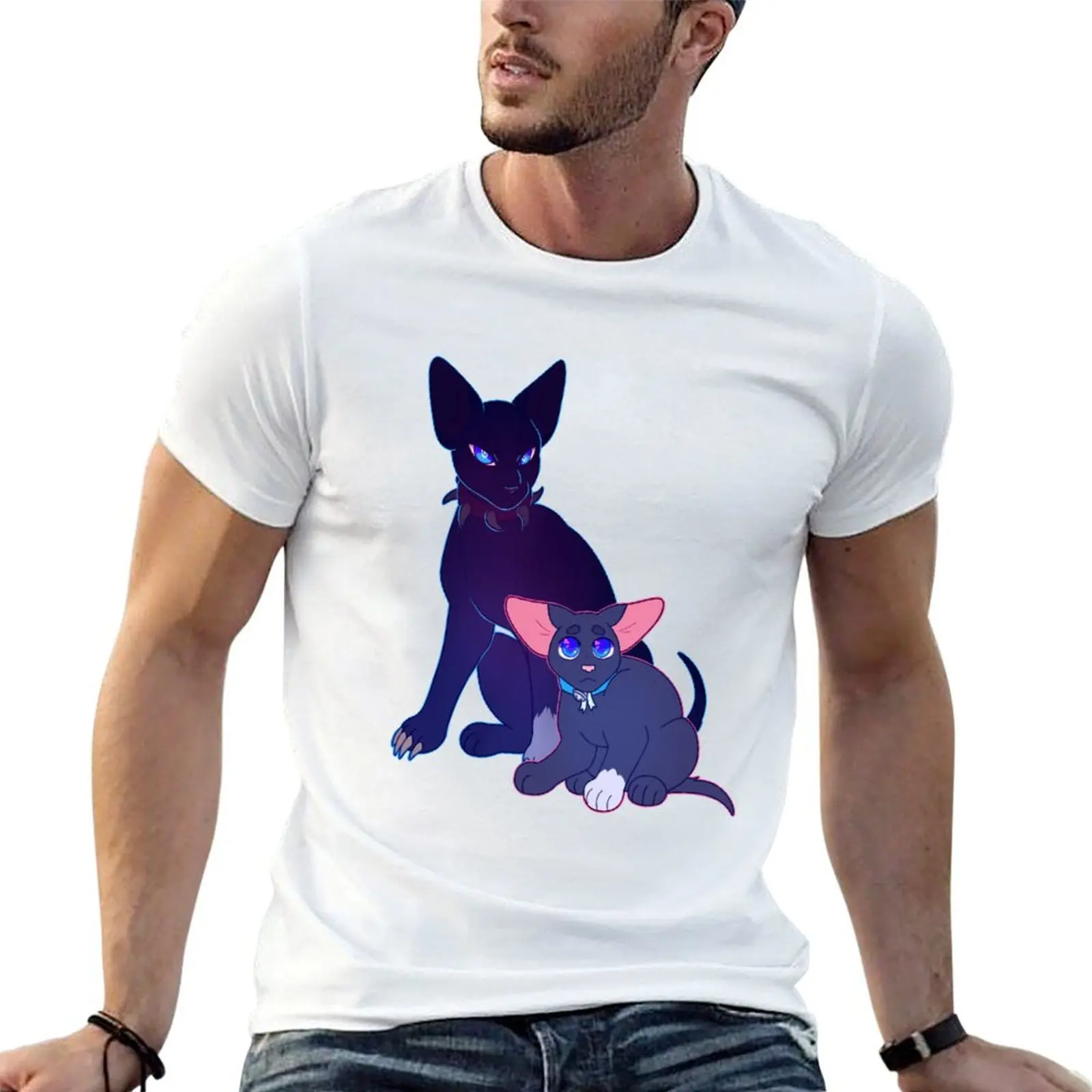 

Warrior Cats: Scourge and Tiny T-Shirt t shirt for man 100 percent cotton cotton t shirt man T-Shirt