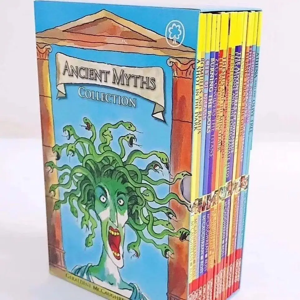 16 BOOKS/SET Ancient Greek and Roman Mythology Kids Story Books English Libros