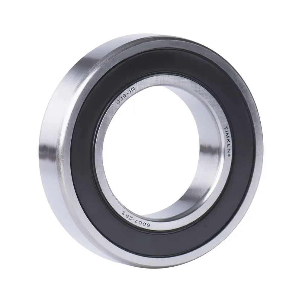 2PCS TIMKEN 6007-2RS Bearing 35x62x14mm Double Rubber Sealed Pre-Lubricated Low Noise Replacement Ball Bearing