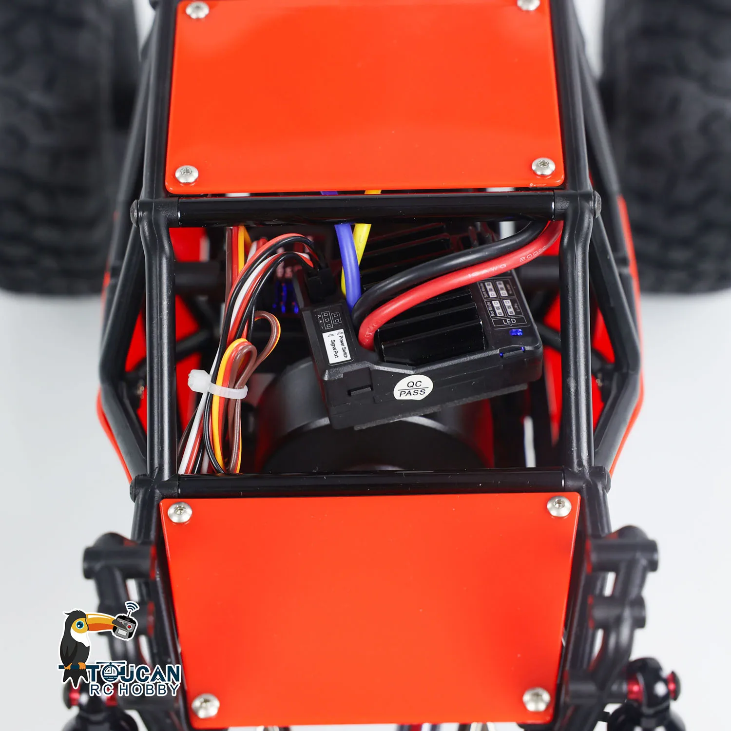 Spielzeug RTR RC-Geländewagen im Maßstab 1:10, 4 x 4 Funksteuerung, bereit zum Laufen, Rock Crawler, elektrisch lackierter fertiger LKW als Geschenk TH24039 – Detail 17