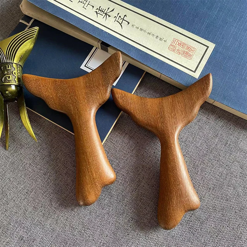 

Sandalwood Meridian Acupuncture Massage Comb Guasha Board For Neck Shoulder Back Scraping Board Facial Lifting Tool