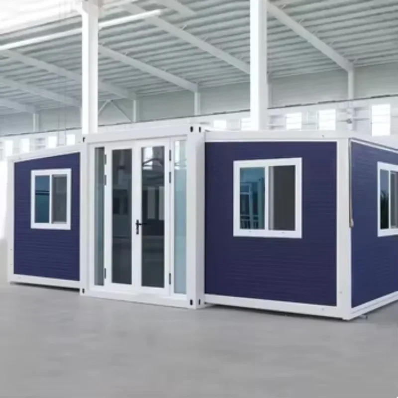 Mobile Prefab Rapid Construction of Foldable Expandable 20 Ft Container Houses Prefabricated Folding Home with 2 3 4 5 Bedrooms