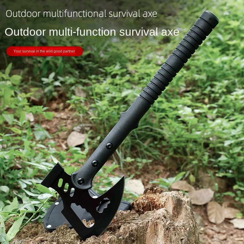 

Camping Multifunctional Axe High Manganese Steel Ordnance Axe Survival Tactics Logging Axe Outdoor Products